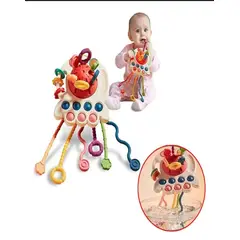 GENERICO - Estimulación Sensorial Bebé - Juguete Montessori 4 En 1