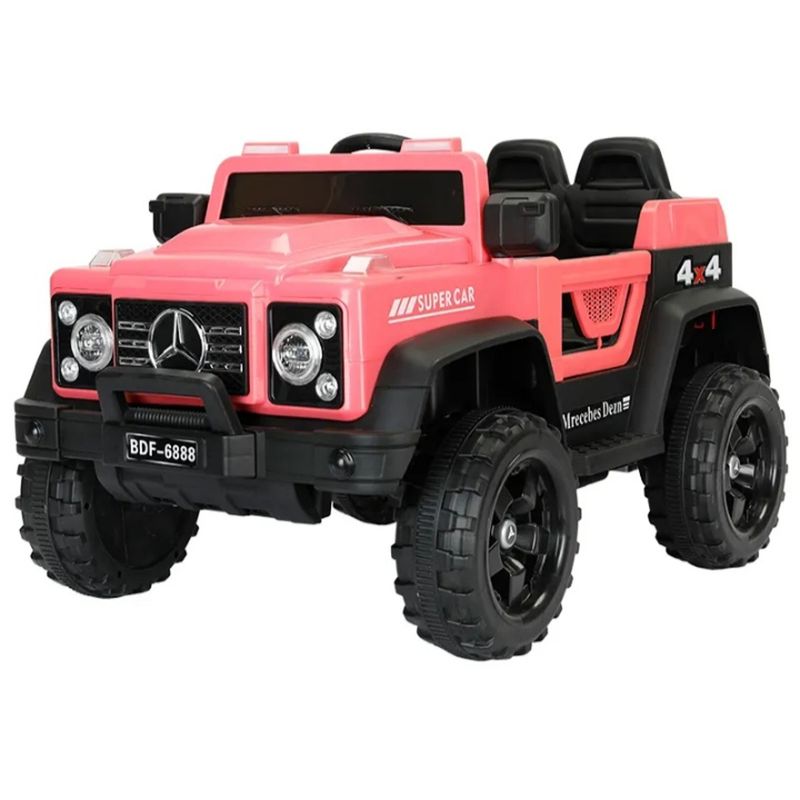 GENERICO - Auto Jeep Electrico 12V Con Control Rosado 6888