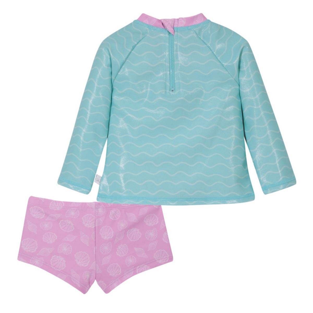 DISNEY - Traje de Baño Bebe Niña Set UV50+ Manga larga Princesas DISNEY