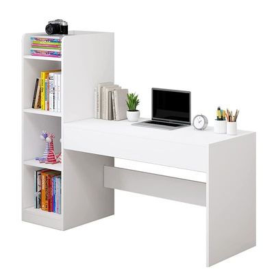 Imagen 2 del producto Escritorio Moderno Con Librero Blanco