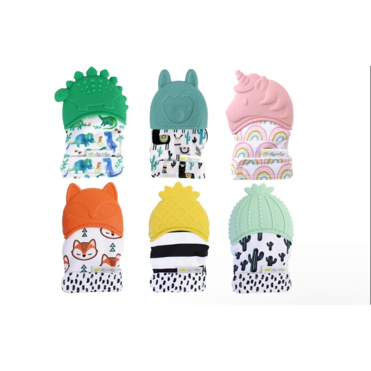 GENERICO - Guante Mordedor Miton Rascador Encías Para Bebes Diseños