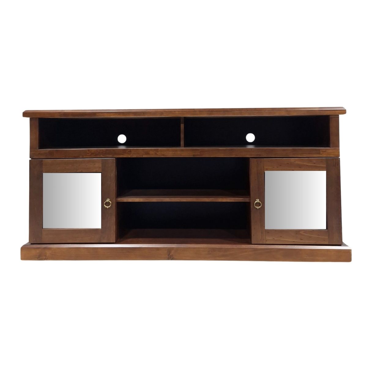 MUEBLES DURAN - RACK TV BROWN MADERA