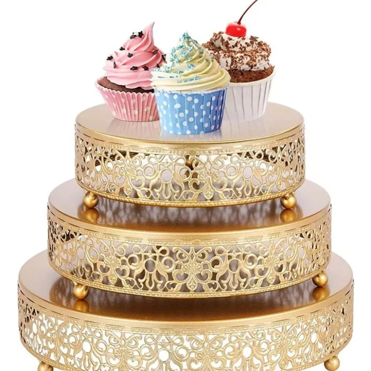 U BUY - Pack X3 Porta Torta Porta Cupcakes Torre Porta Cupcake