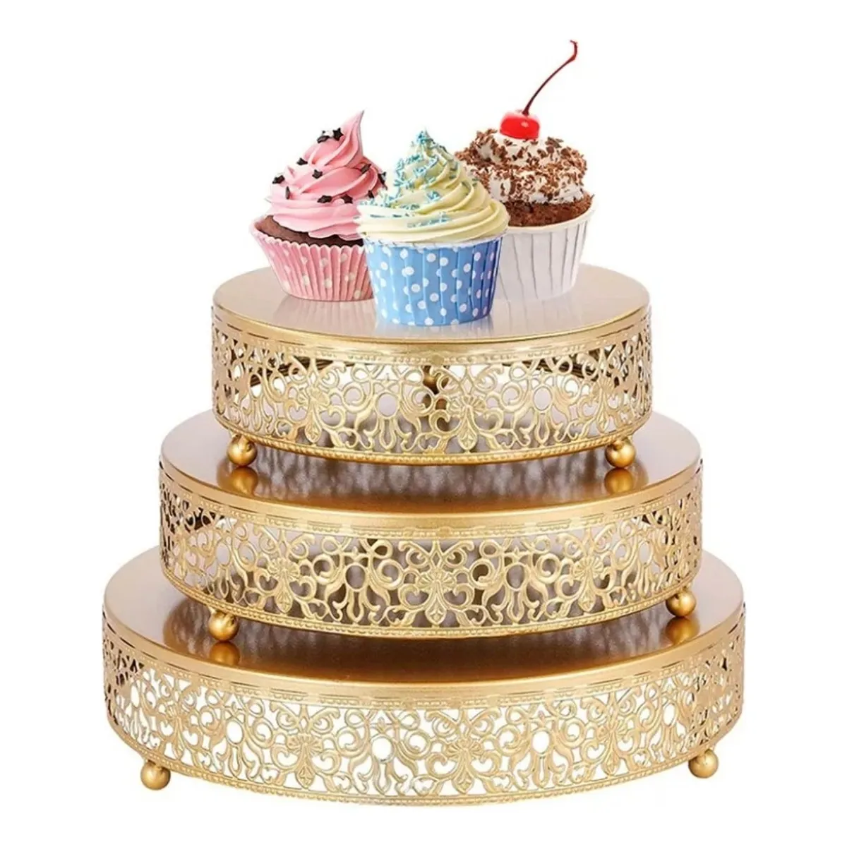 U BUY - Pack X3 Porta Torta Porta Cupcakes Torre Porta Cupcake