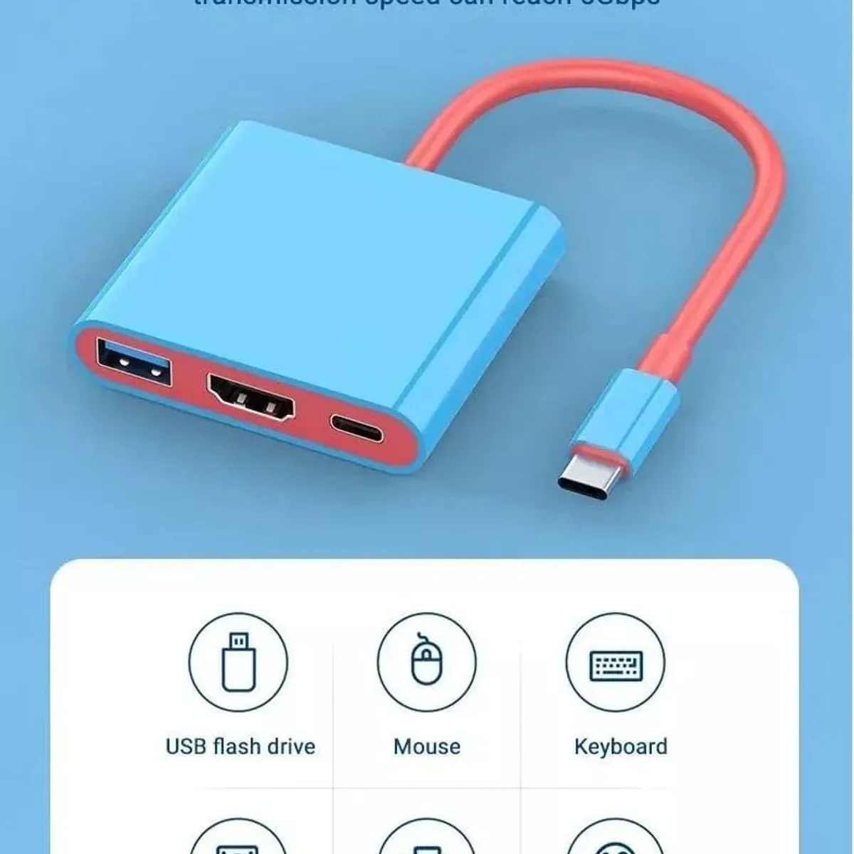 KUANGYE - Dock Hub Portátil Para Nintendo Switch Tv Hdmi