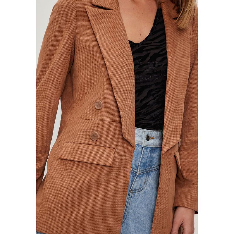 IO - Blazer Liso Café iO