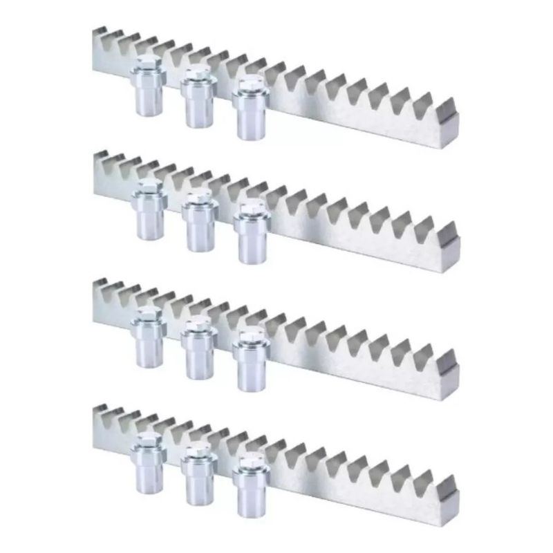MUNDO MAGIA - Cremallera Metálica Porton Automático Pack 4 Unidades