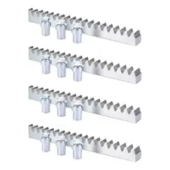 MUNDO MAGIA - Cremallera Metálica Porton Automático Pack 4 Unidades