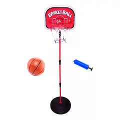 ESHOPANGIE - Soporte Baloncesto Altura Ajustable Niños + Balón + Inflador