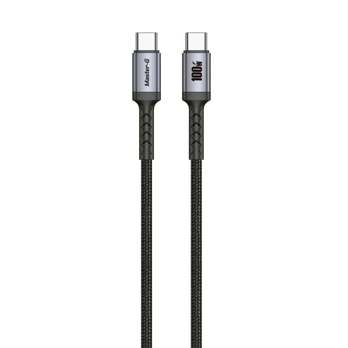MASTER G - Cable De Carga Usb-C a C Antinudos 100W Master-G