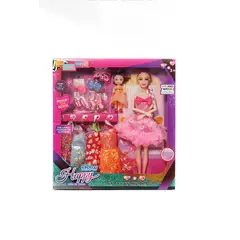 GENERICO - Set muñeca para niña con accesorios