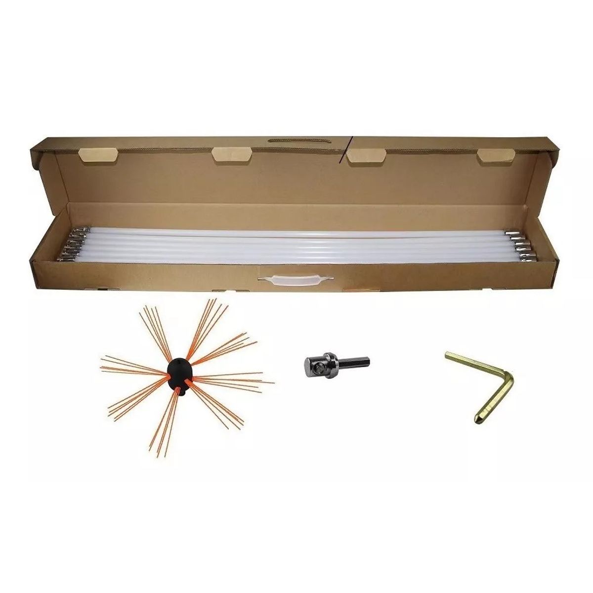 MUNDO MAGIA - Kit Limpia Chimenea-combustión Lenta 8mts Cañón