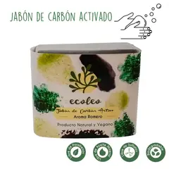 ECOLEO - Jabón de carbón activado