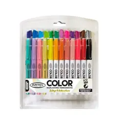 ARTEL - Marcador Permanente 20 Colores Y 4 Destacadores