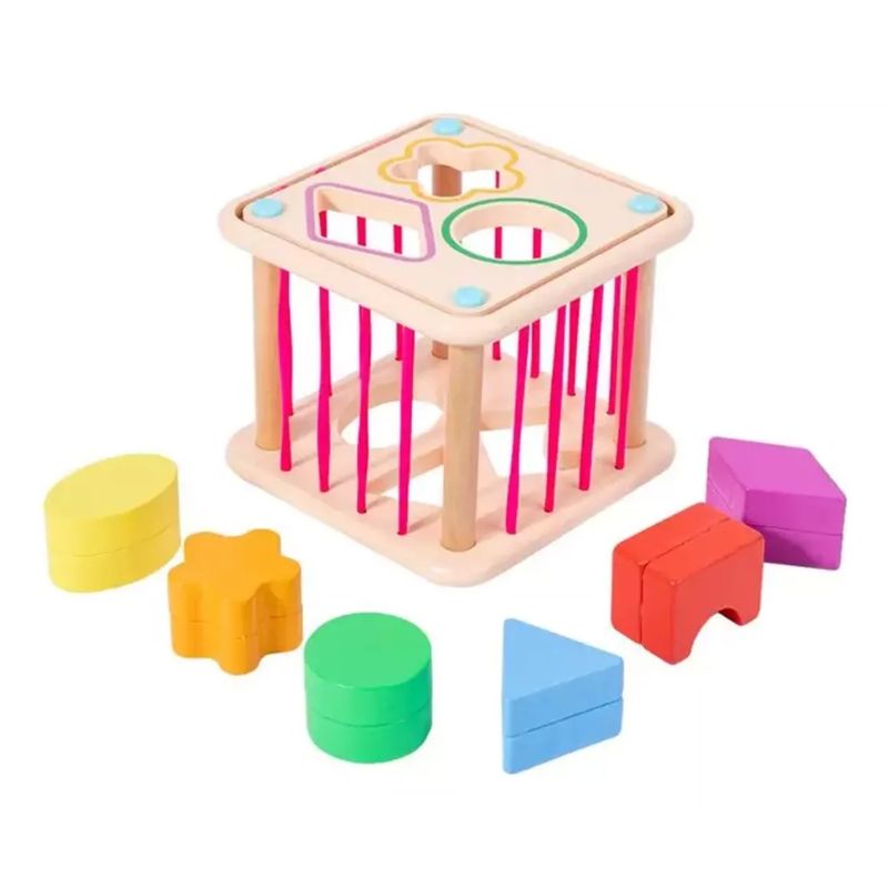 GENERICO - Juguete Clasificador Infantil Didáctico De Madera 3+ Años