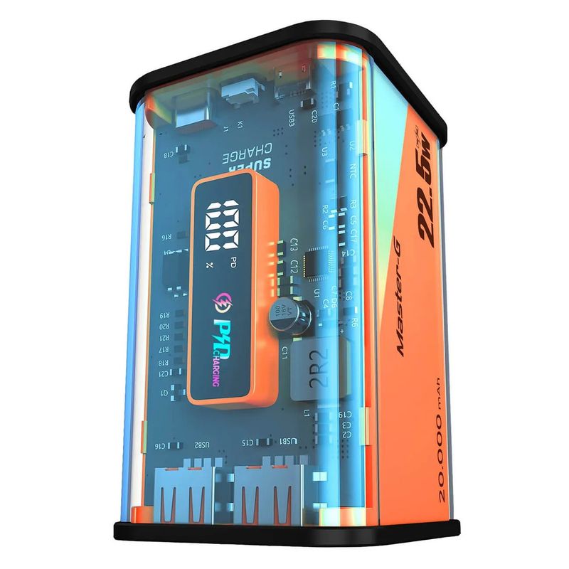 MASTER G - Batería Externa Power Bank 20000 Mah 22.5w Master-G