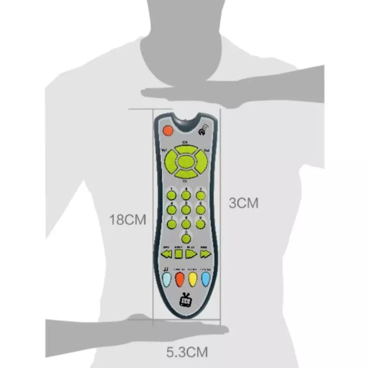 GENERICO - Juguete Control Remoto Musical Para Niños Y Bebes
