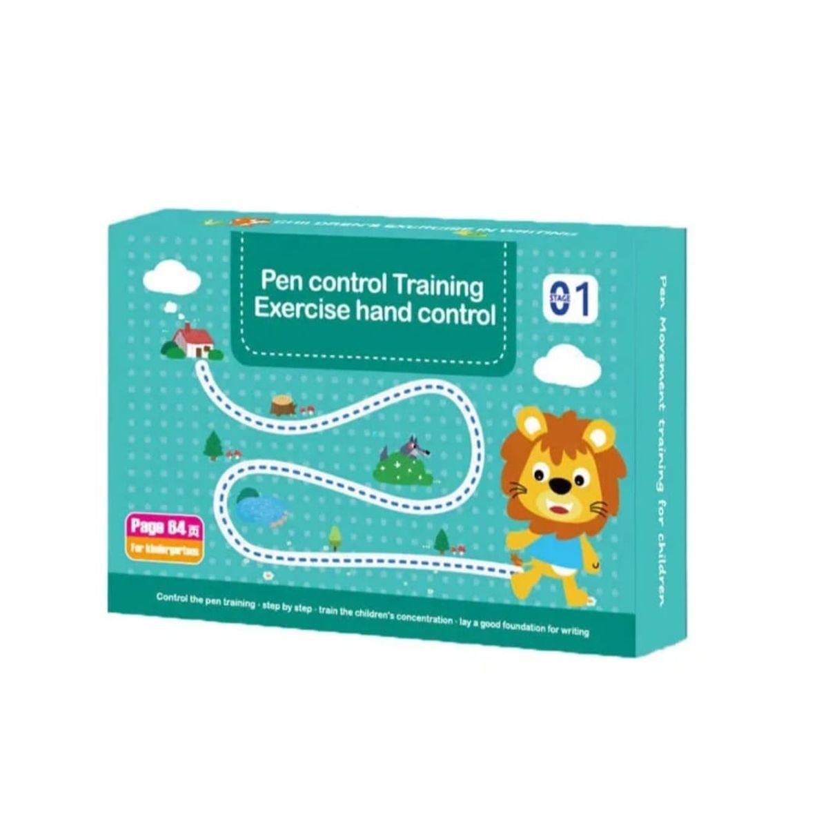 GENERICO - Juego De Coordinación De Trazos Manual  Niños control lápiz