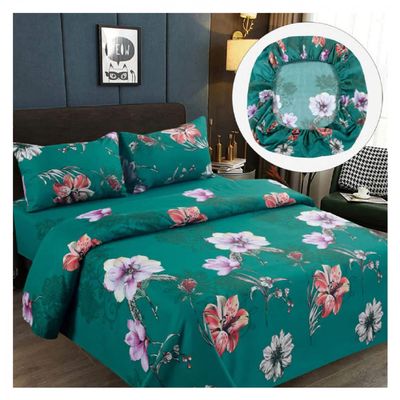 Imagen 2 del producto Sabanas Premium 100% Algodón - Verde - 1,5 plazas