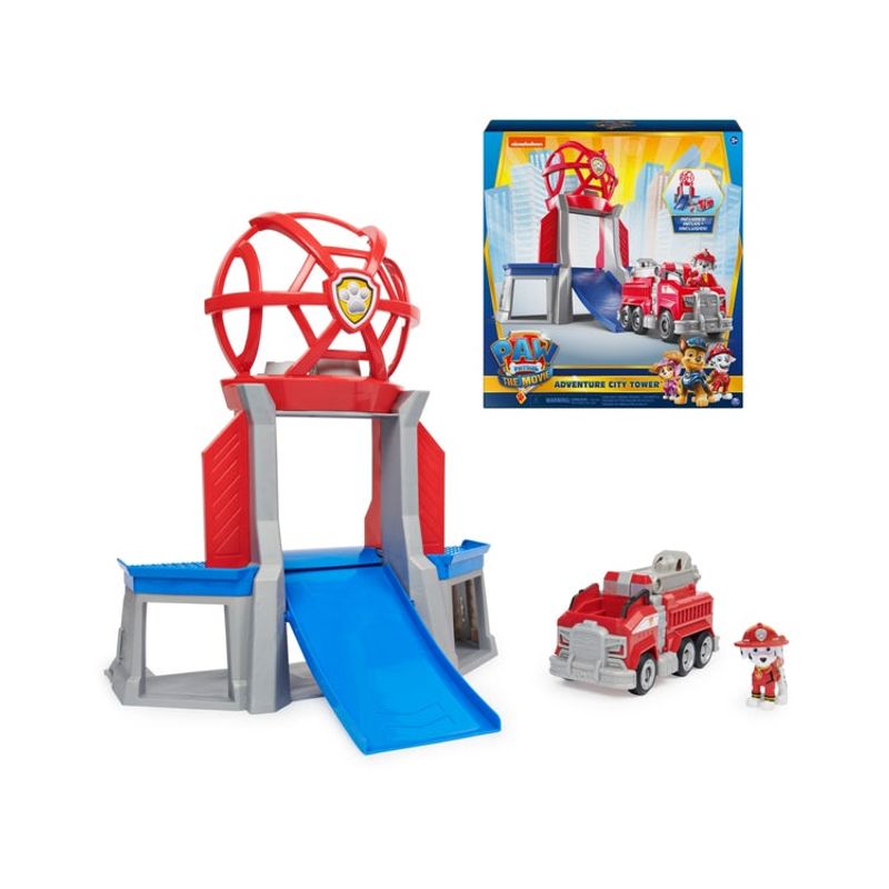 SPIN MASTER - Juguete Torre De Control Paw Patrol The Movie Marshall