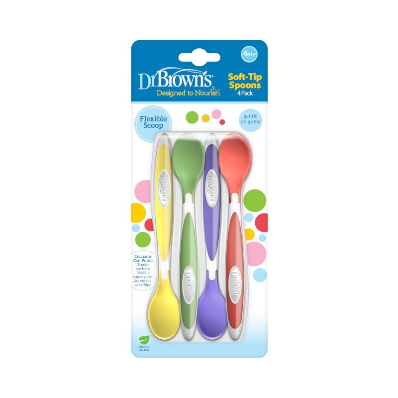 DR BROWNS - Pack 4 Cucharas Blandas Dr Browns