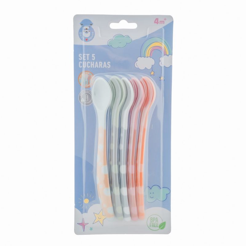 BEST HOUSE - Set 5 Cucharas Para Bebés Best House