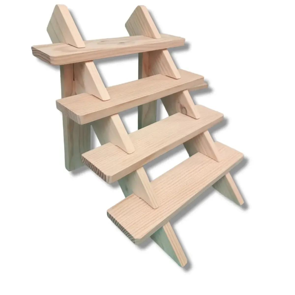 GENERICO - Repisa Exhibidor Desmontable 4 Niveles Stand Ferias Hogar