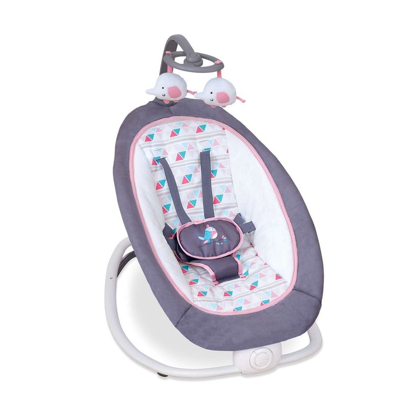 ACTUAL - Silla Nido Mecedora Plegable Vibración y Sonidos