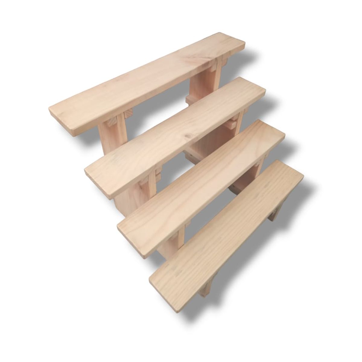 GENERICO - Exhibidor Repisa Desmontable 4 Niveles Stand Ferias Hogar