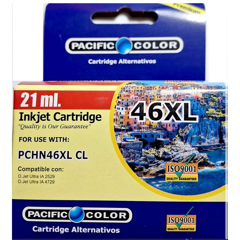 PACIFIC COLOR - Tinta Alternativa para HP 46 XL Color