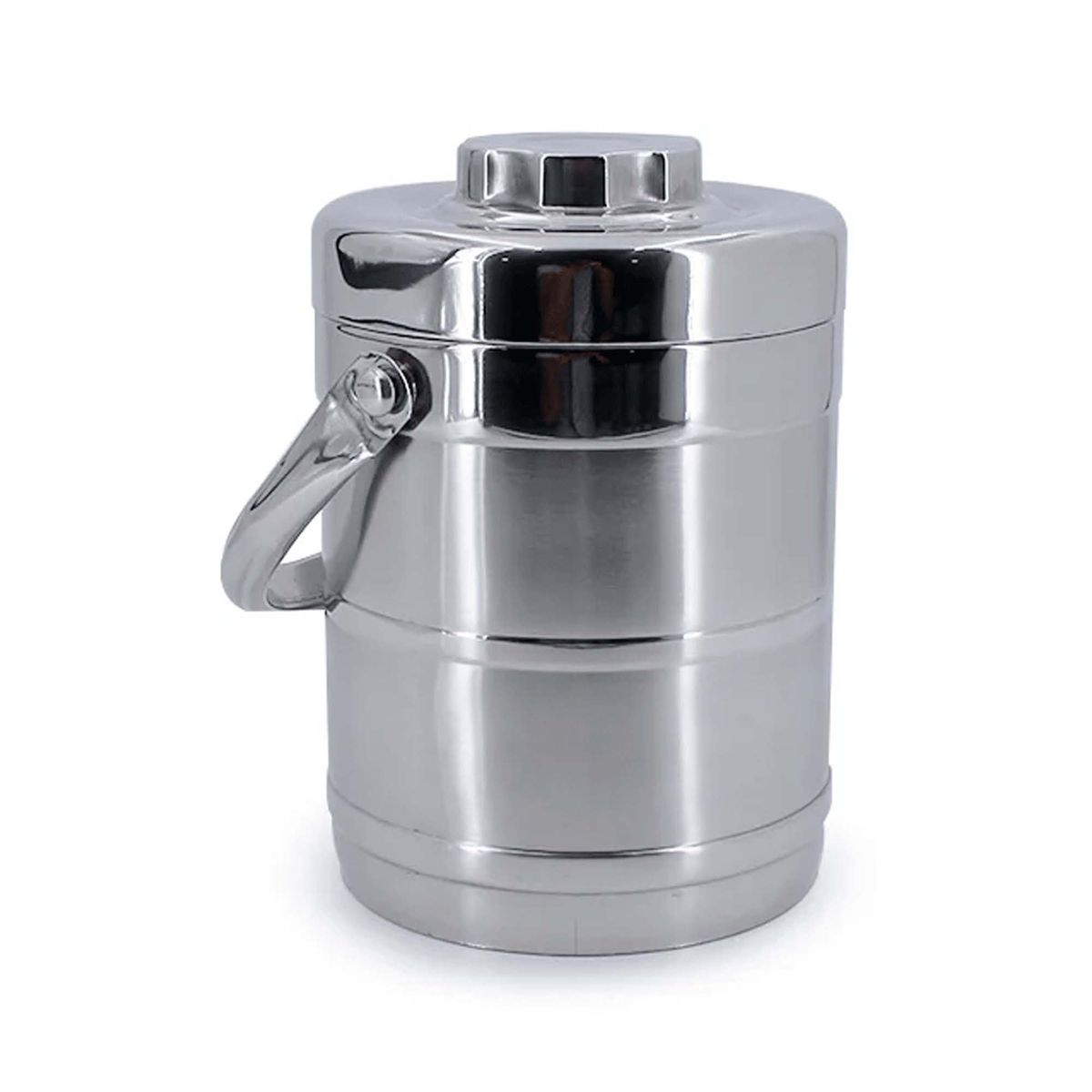 GENERICO - Lonchera Metalica Acero Inoxidable Doble 1.6 L Chileclick