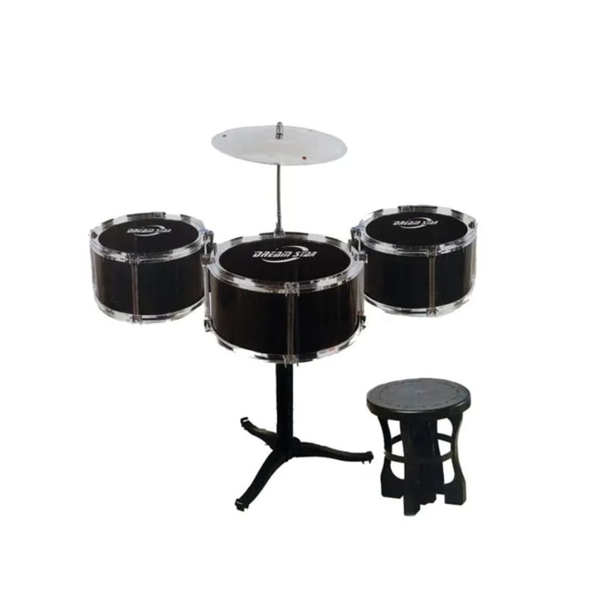 GENERICO - Batería Musical De 3 Tambores  Para Niños Jazz Drum