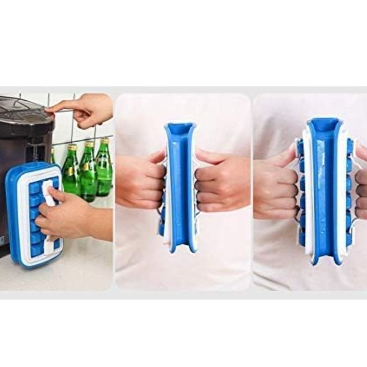 GENERICO - Hielera Rectangular Cubetas Para Hielo Cubeta De Silicona