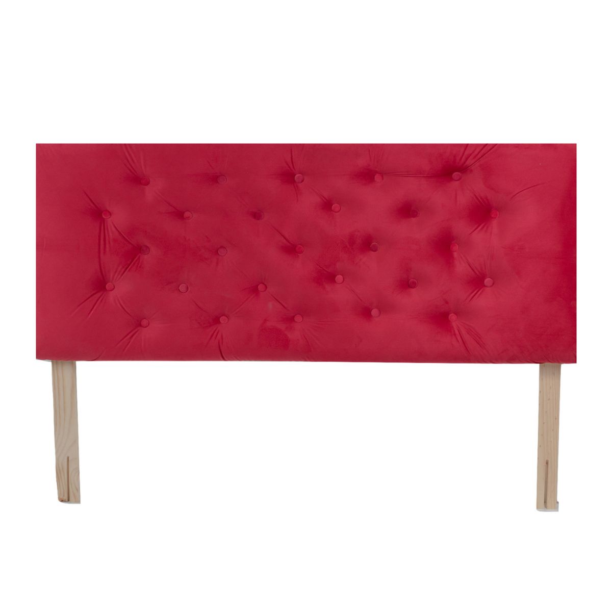 MUEBLES HVM - Respaldo HVM 2P Rojo Felpa