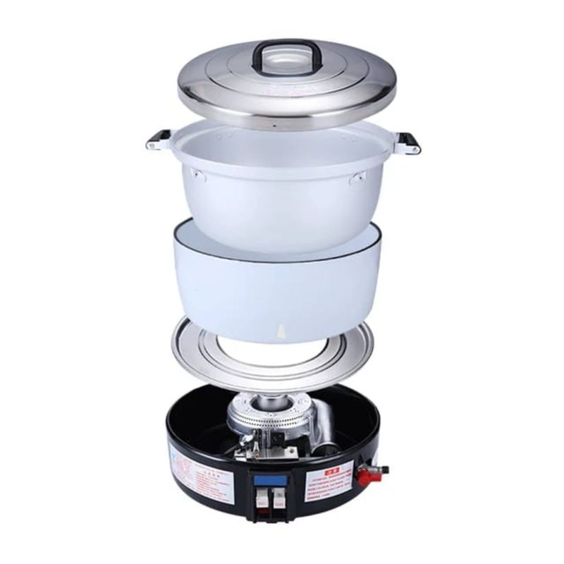 GENERICO - Olla arrocera gas natural de 15 litros 80 porciones