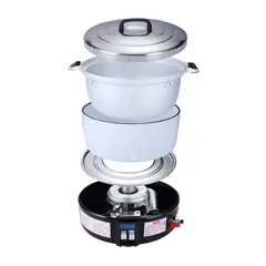 GENERICO - Olla arrocera gas natural de 15 litros 80 porciones