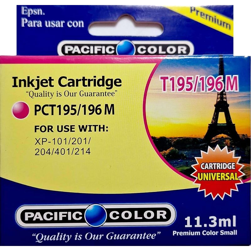 PACIFIC COLOR - Tinta Alternativa para Epson 195 Magenta
