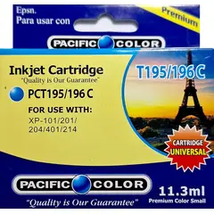 PACIFIC COLOR - Tinta Alternativa para Epson 195 Cyan
