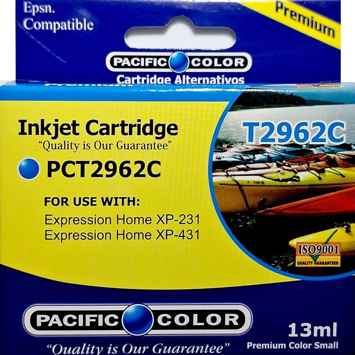 PACIFIC COLOR - Tinta Alternativa para Epson 297 Cyan