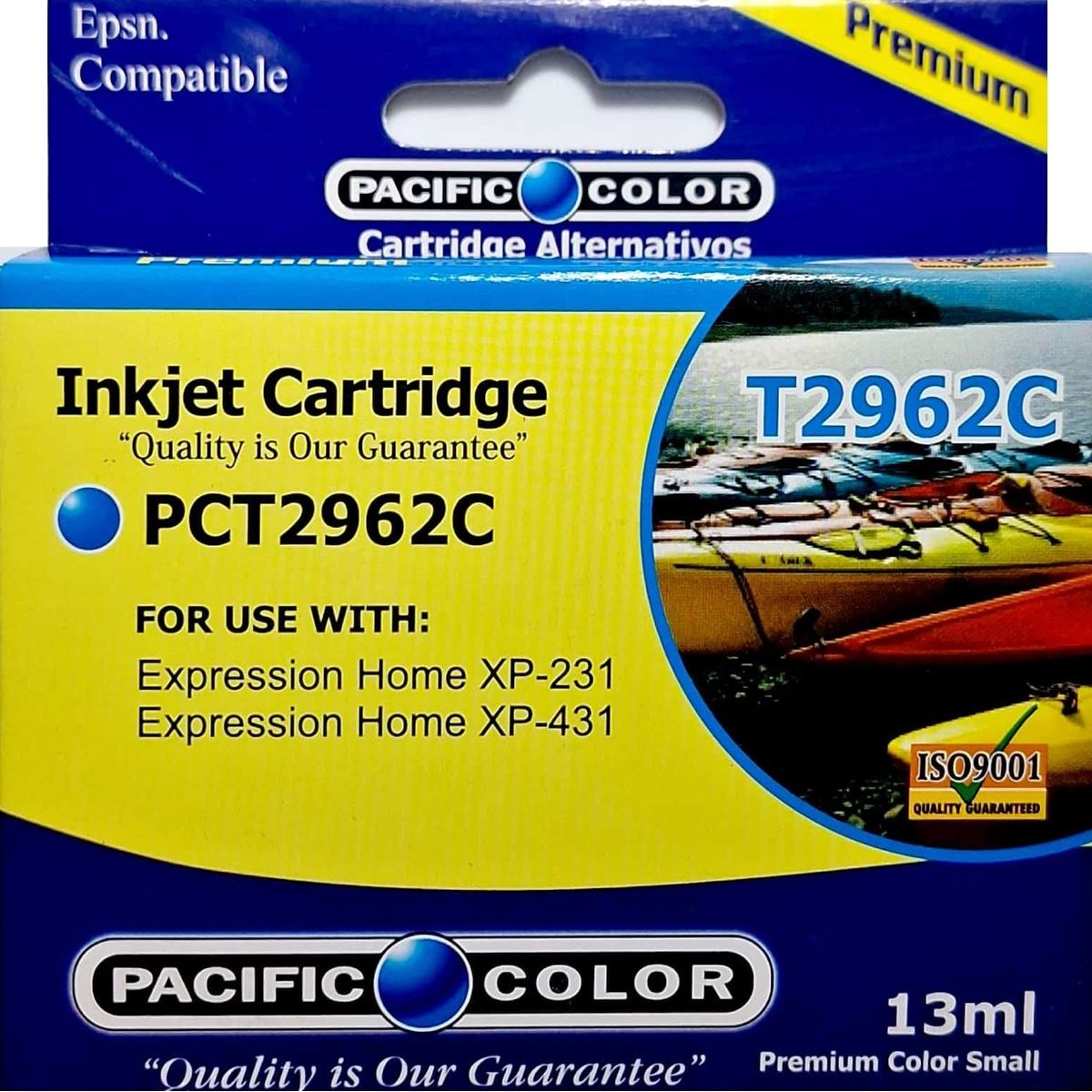 PACIFIC COLOR - Tinta Alternativa para Epson 297 Cyan