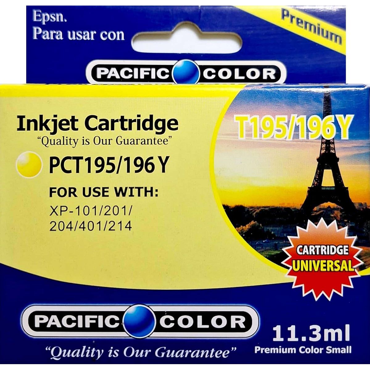 PACIFIC COLOR - Tinta Alternativa para Epson 195 Yellow