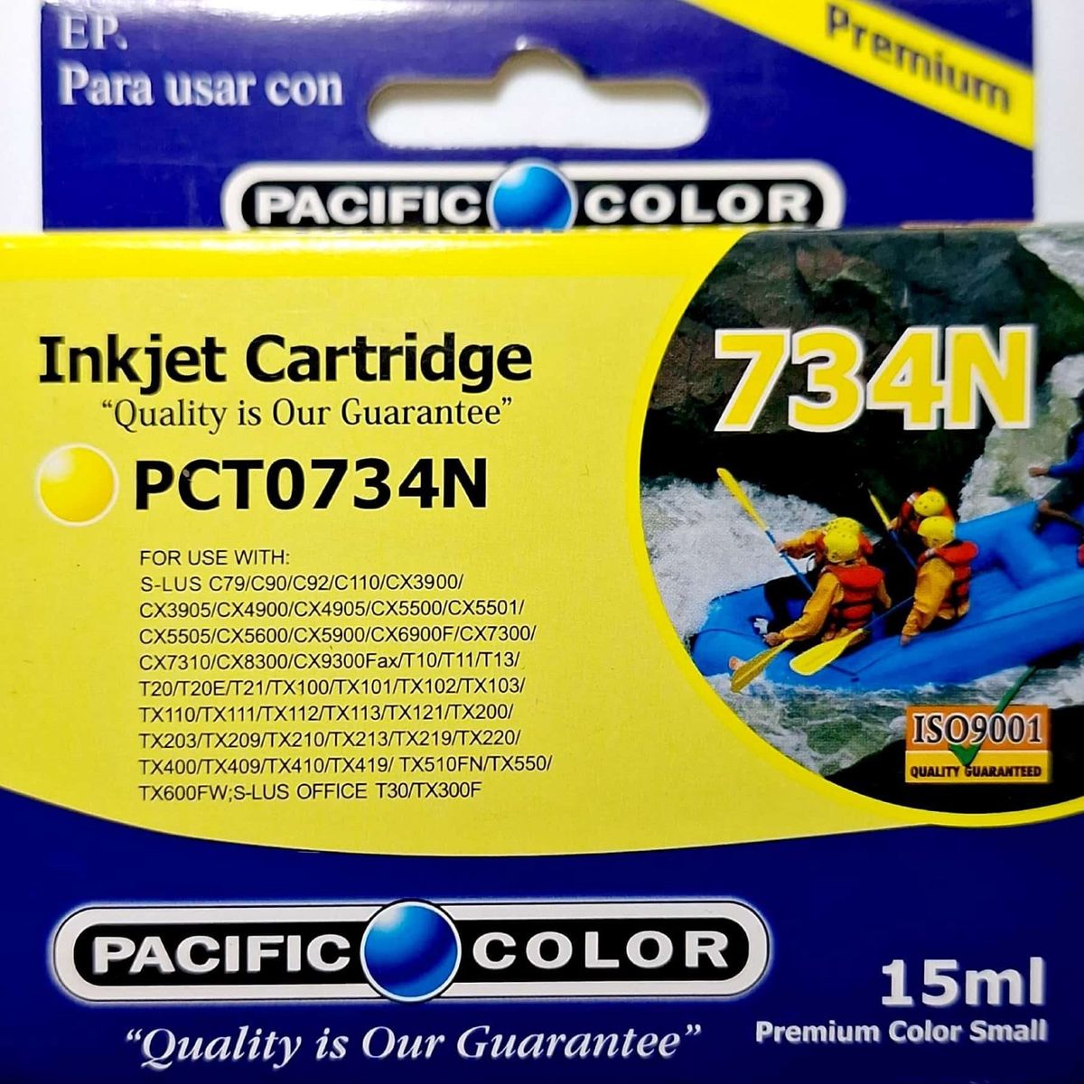 PACIFIC COLOR - Tinta Alternativa para Epson 73 Yellow