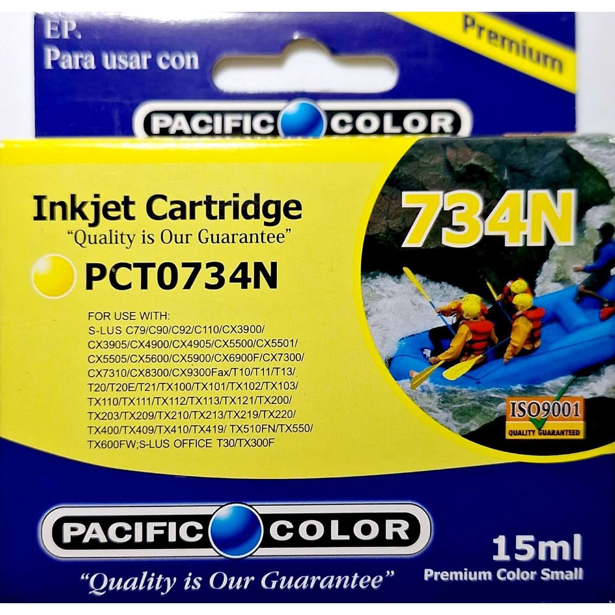 PACIFIC COLOR - Tinta Alternativa para Epson 73 Yellow