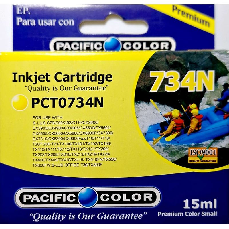 PACIFIC COLOR - Tinta Alternativa para Epson 73 Yellow