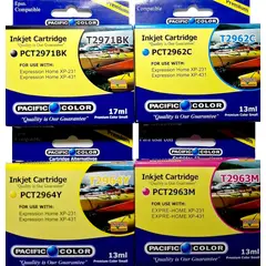 PACIFIC COLOR - Pack de Tinta Alternativa para Epson 297