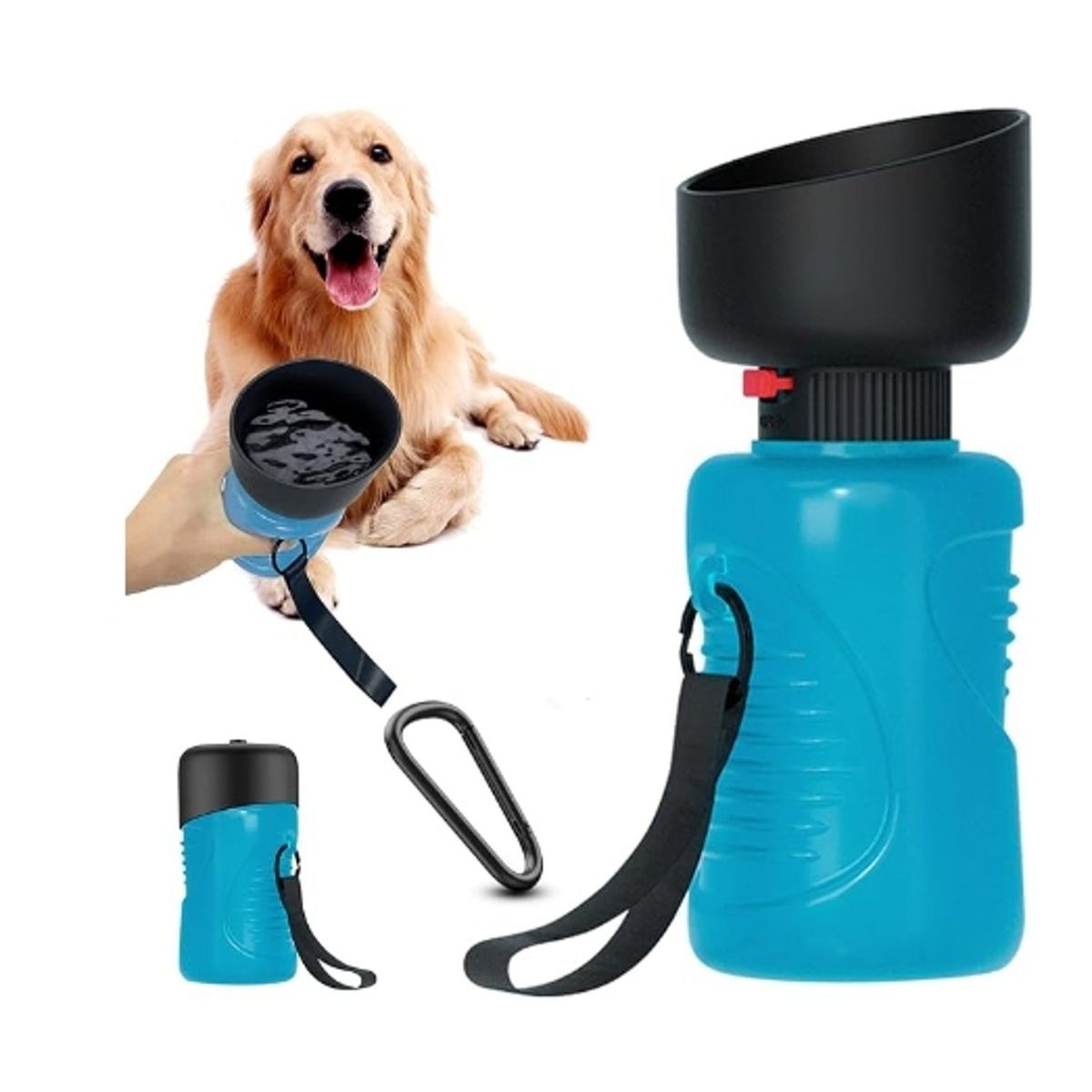 GENERICO - Botella de agua gato perro 500ml