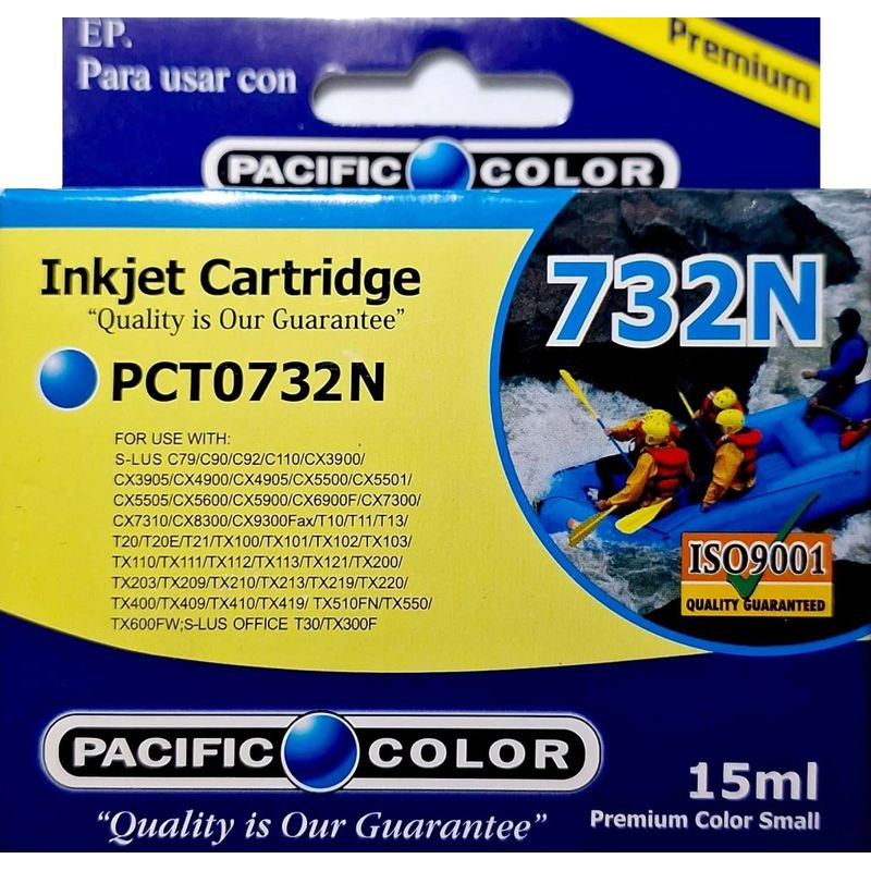 PACIFIC COLOR - Tinta Alternativa para Epson 73 Cyan