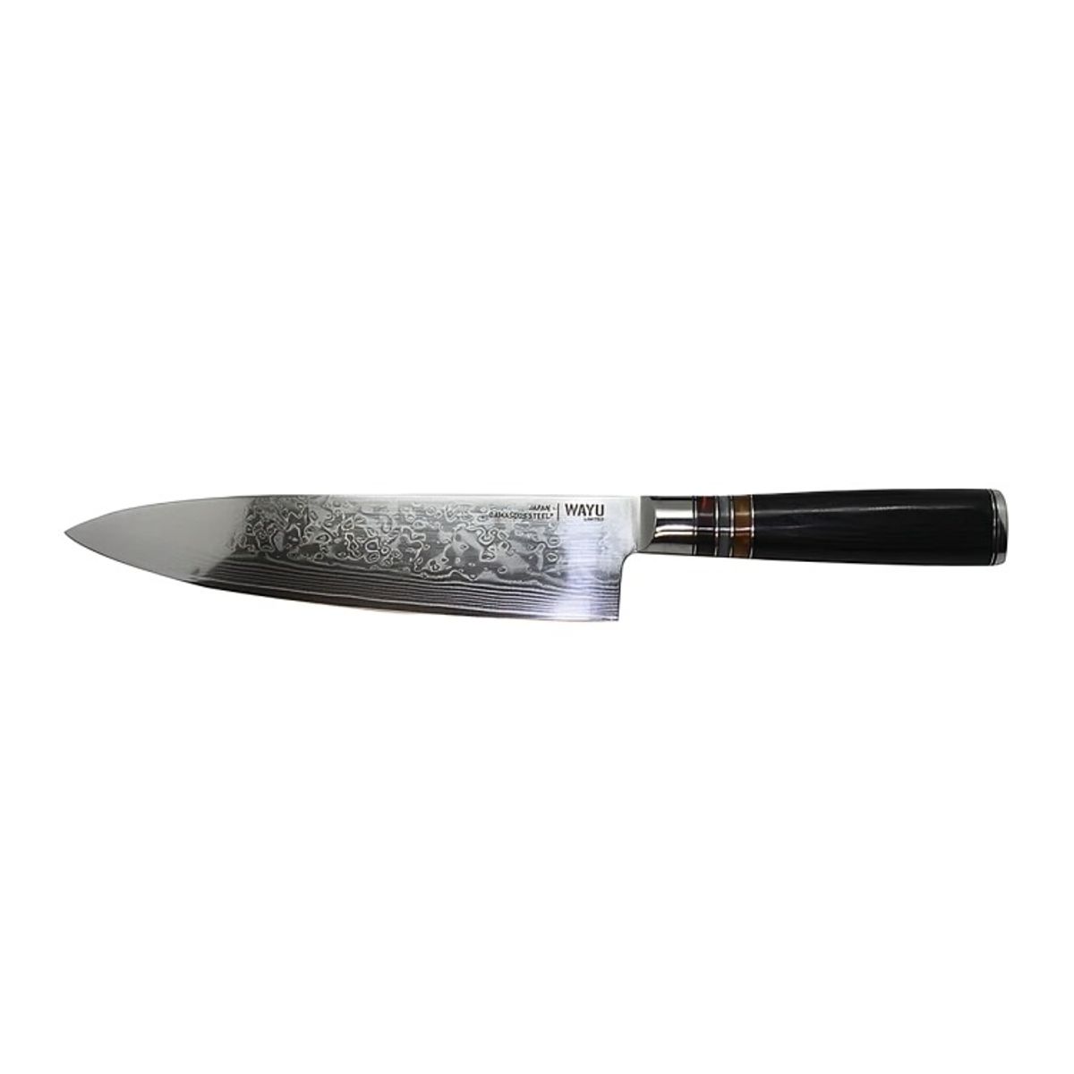 WAYU - CUCHILLO DAMASCUS BLACK PAKKA WAYU LIMITED