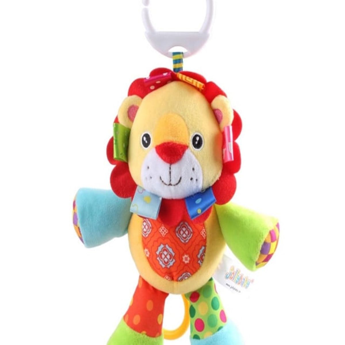 GENERICO - Peluche Estimulación Sensorial Bebé Con Sonajero Y Colgador