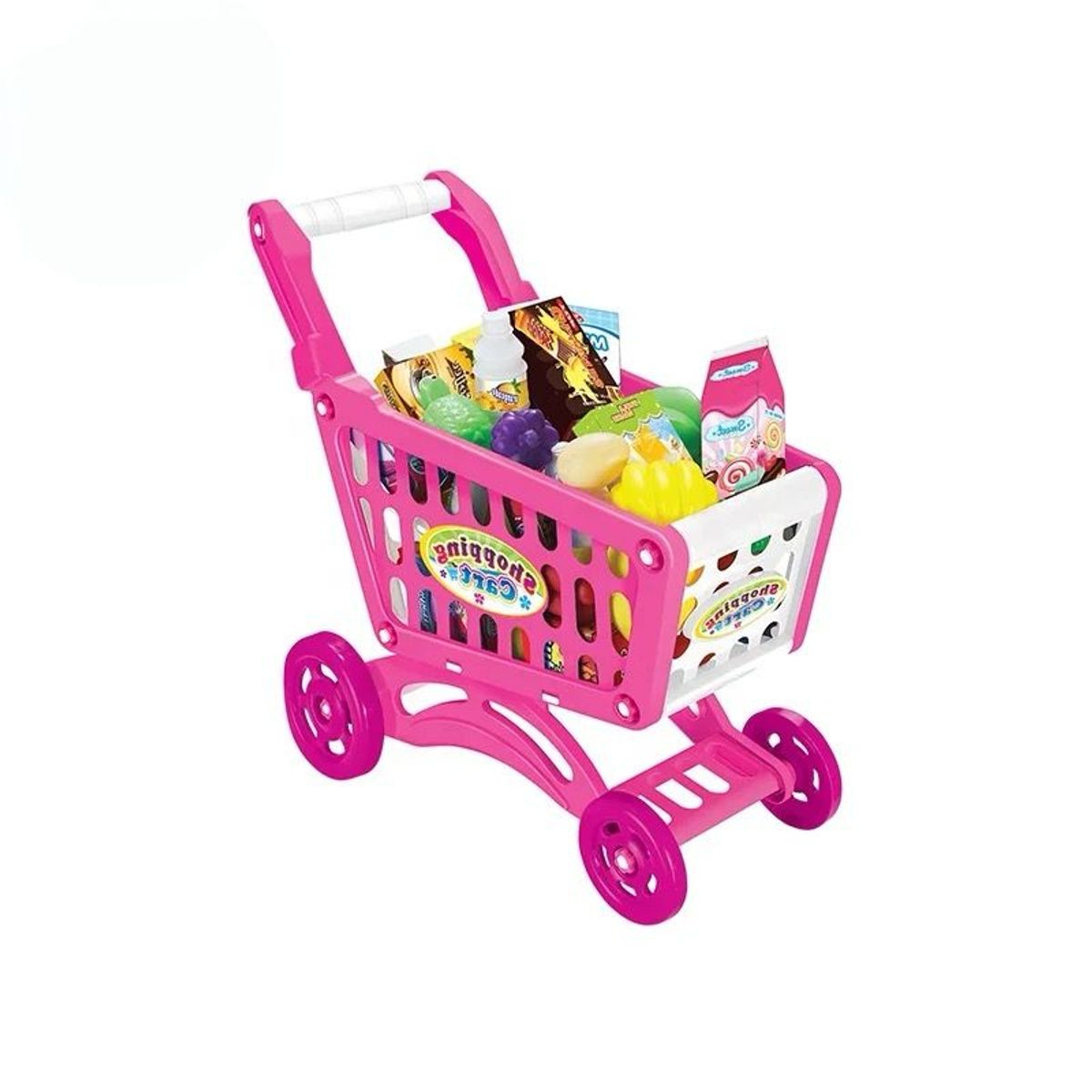 GENERICO - CARRITO SUPERMERCADO COMPRAS PARA NIÑAS JUGUETE